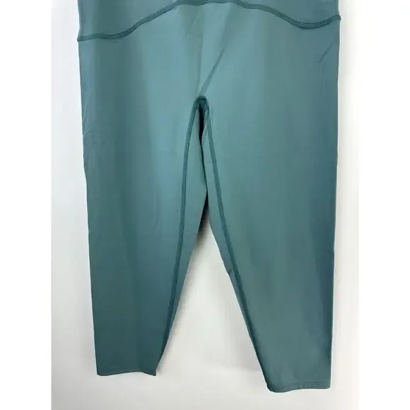 Spanx SPANXshape Booty Boost 7/8 Leggings Green Stretch Athleisure Plus Size 2X - Picture 3 of 8